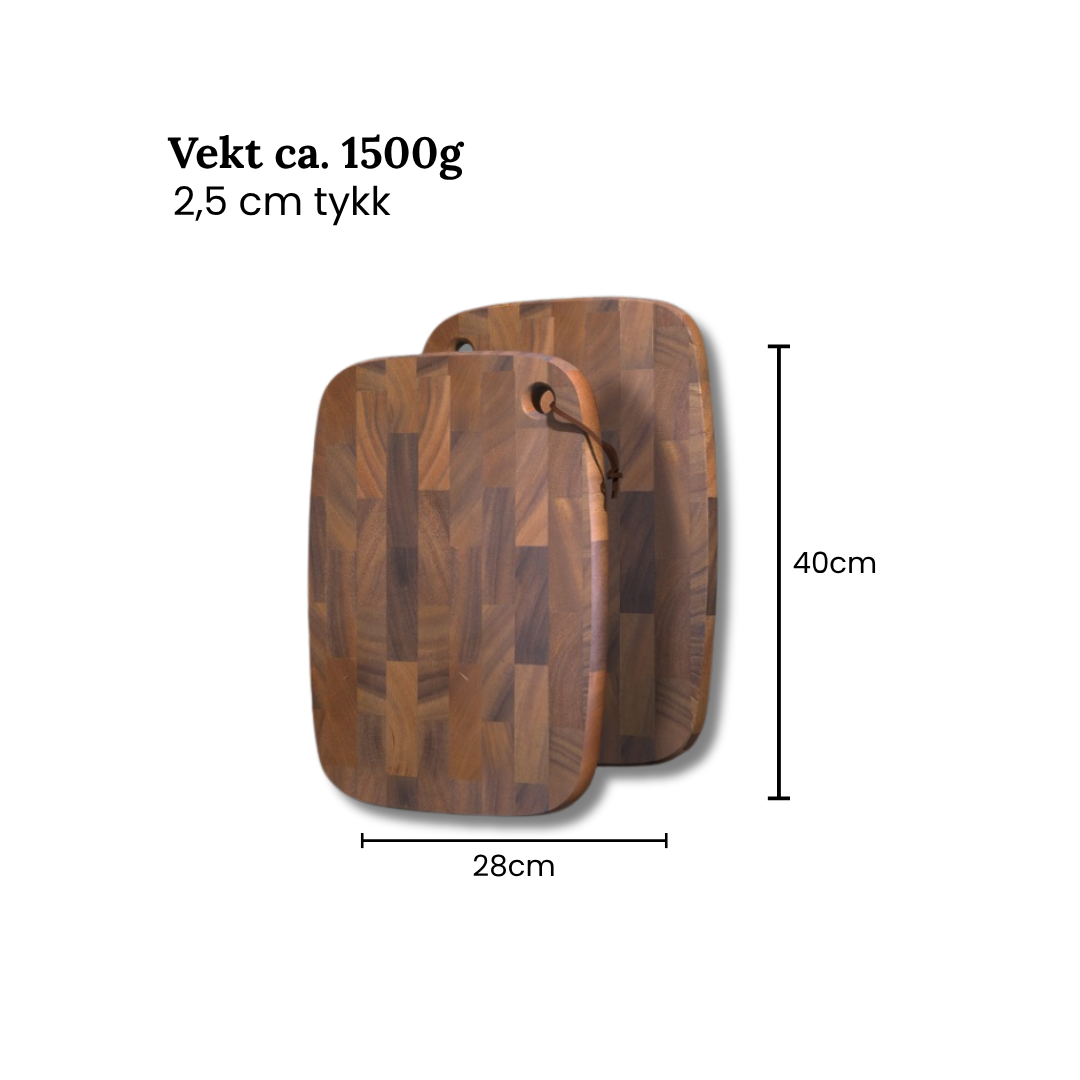 SKOGSHJERTE SKJÆREBRETT – HOLDBAR & MIKROPLASTFRI